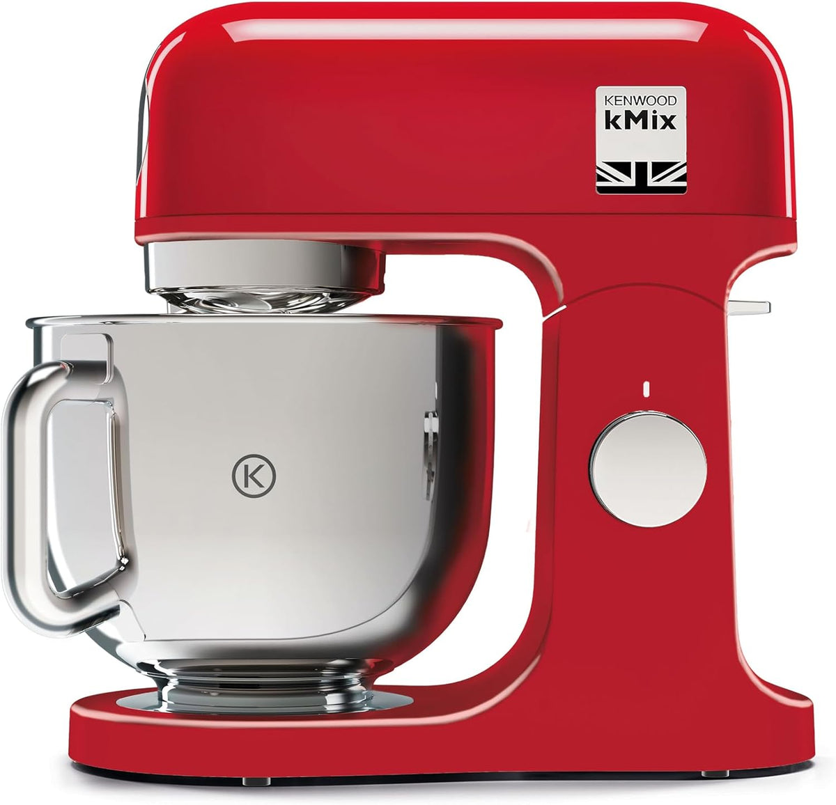 Robot da cucina, KMX750AR, Kenwood, 1000 W, 5 Litri, Argento/Rosso, acciaio inox