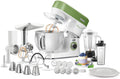 Sencor, Robot da cucina, 1200 W, 5 litri, 0,8 kg, Verde, acciaio inox, illuminazione LED