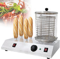 Macchine per Hot Dog, Oiyekntd, 174 x 185 mm, 458 W, 220 V, Nero, acciaio inox, vano contenitore, 2 in 1