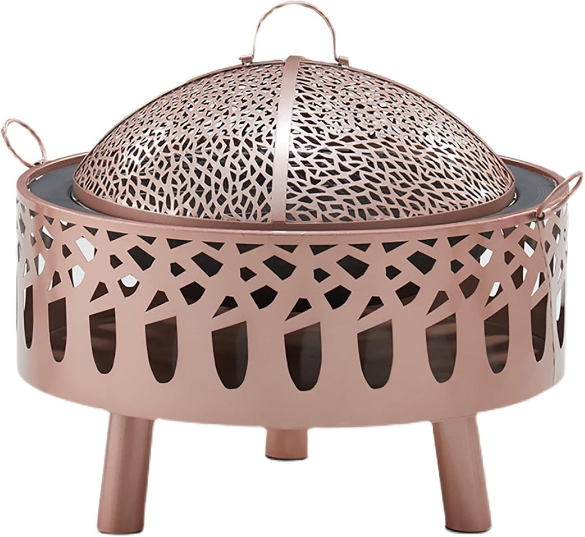 DUTIL, Barbecue a carbone, 60x35 cm, Nero, acciaio inox, 3 in 1