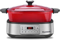 Homtone, Slow Cooker, 5,5 l, Rosso
