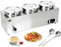 GYKOZY, Vassoi scaldavivande, 535 x 275 x 320 mm, 85 °C, 110 V, Argento, acciaio inox