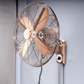 JHOMHF, Ventilatori da parete, 14 pollici, 50 dB, 220 V, Rosso, telecomando