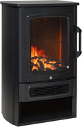 HOMCOM, Camino elettrico, 5 L, 240 V, Nero