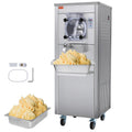 VEVOR, Gelatiera, 18 L, 1600 W, 32°C, Argento, acciaio inox, illuminazione LED, autopulizia