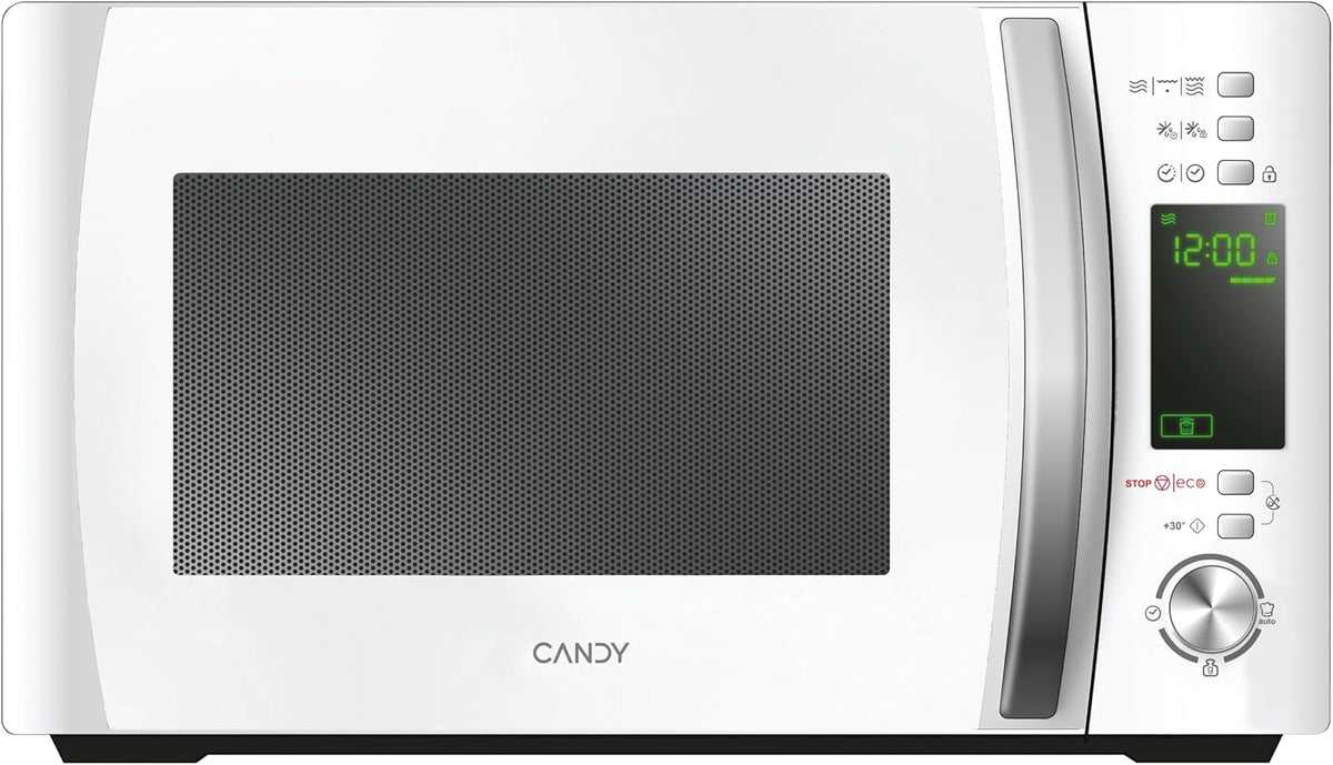CANDY, Forno a microonde, CMXG20DW, 44 x 35,75 x 25,9 cm, 20 Litri, 700 W, Bianco, funzione grill