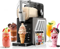 Gelatiera, Azmsary, 2,5 L, Nero, illuminazione LED