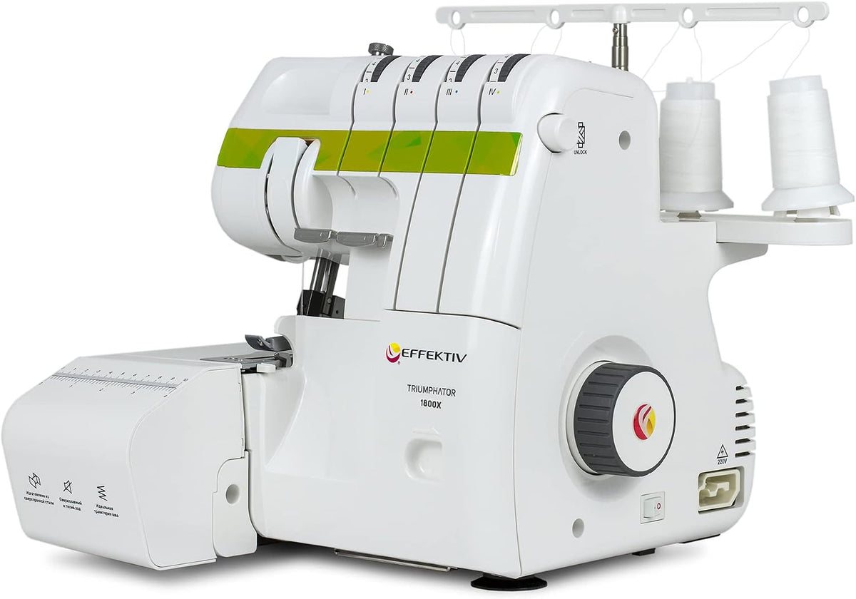 EFFEKTIV, Macchina da cucire, 1800X, 120 W, Verde