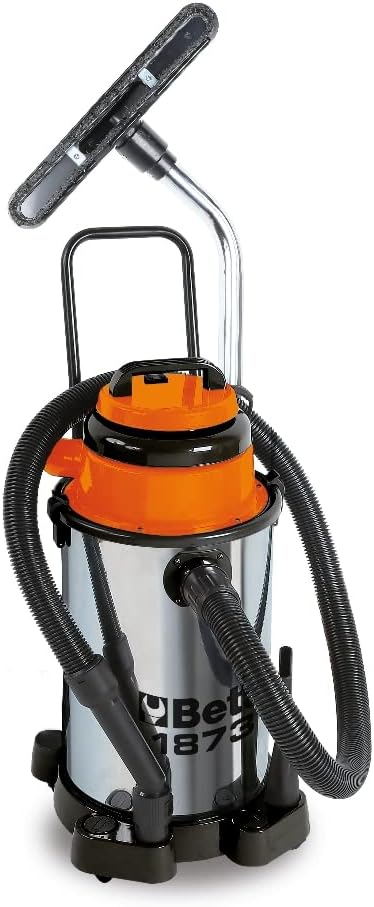 BETA, Aspirapolvere solidi e liquidi, 30 litri, Argento, acciaio inox, struttura modulare