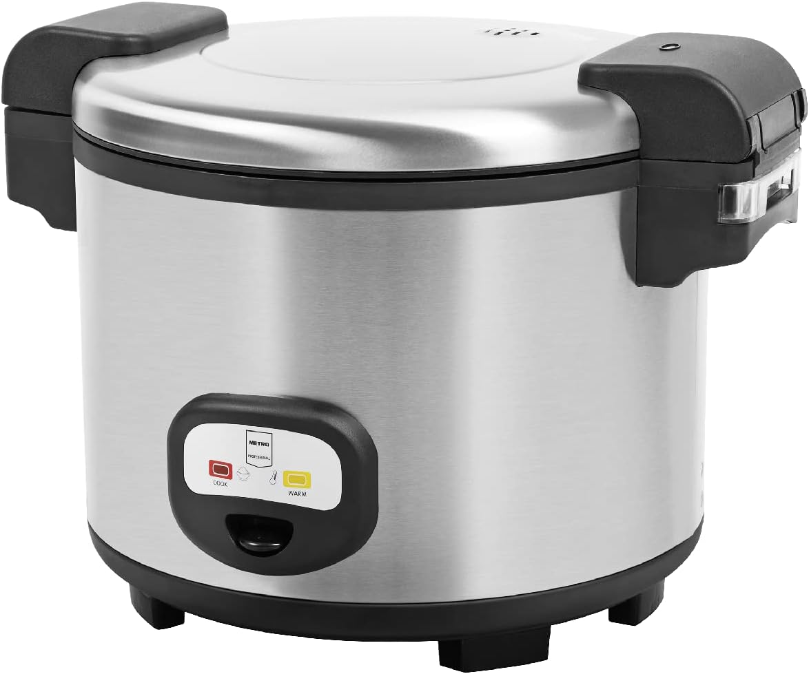 METRO Professional, Cuociriso, GRC1950, 12 litri, 1950 W, 48 x 39 x 35 cm, Argento, acciaio inox