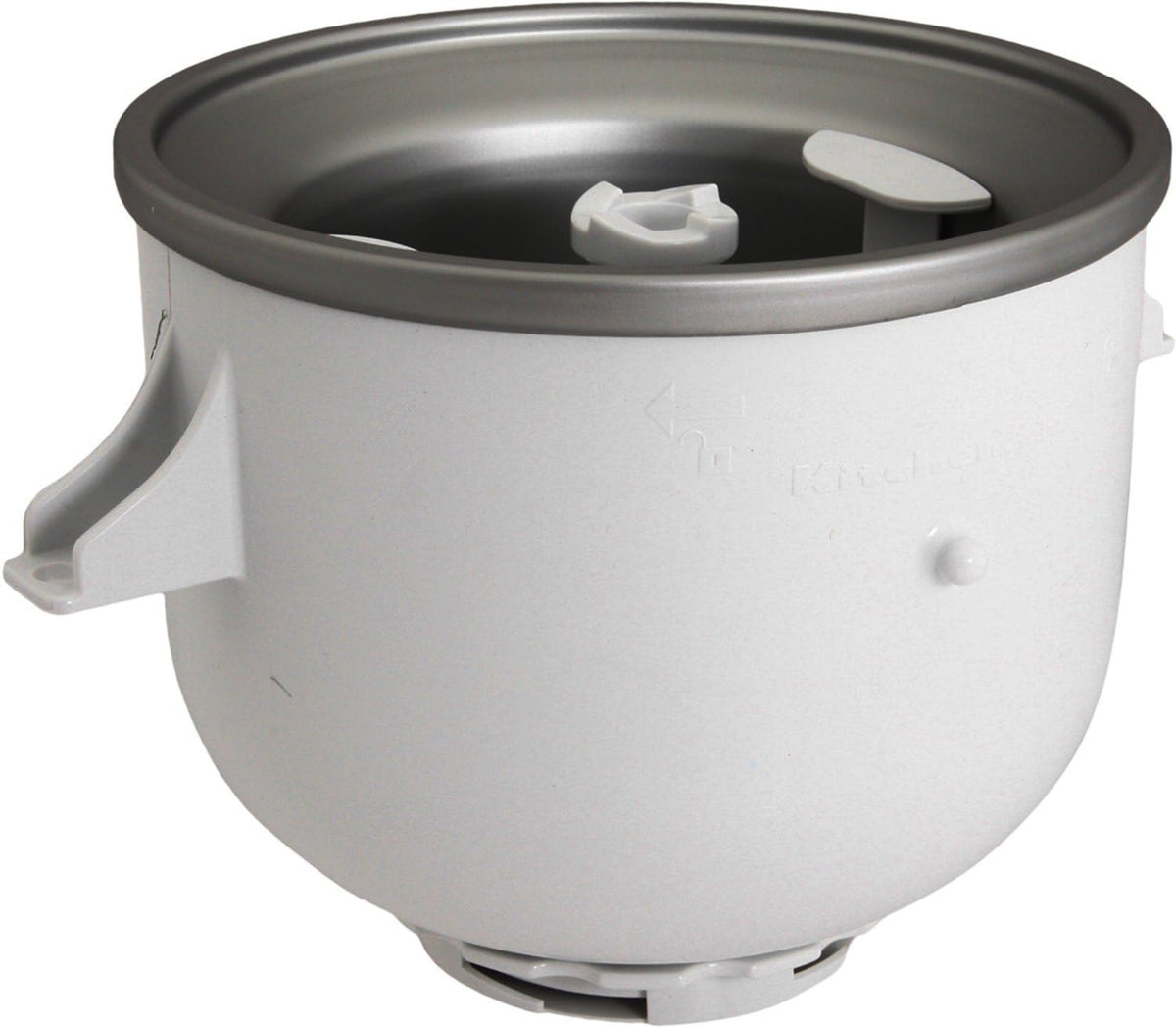 KitchenAid, Gelatiera, KICA0WH, 1.89 L, Argento/Bianco, vano contenitore