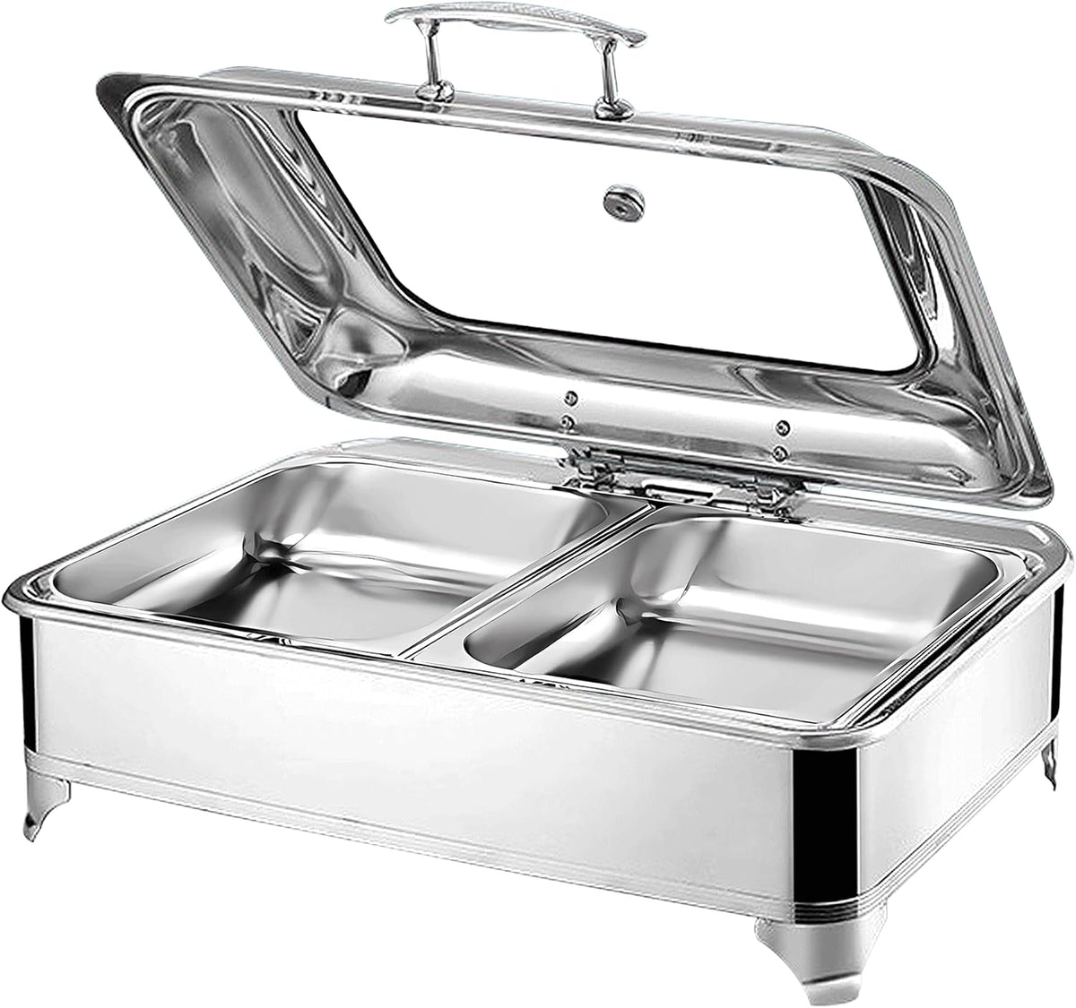 RSHJD, Credenza, 9 L, 58 x 44 x 25 cm, 400 W, Nero, acciaio inox