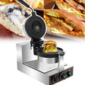 Macchine per waffle, 1200 W, 250 °C, 10 cm, Nero, acciaio inox