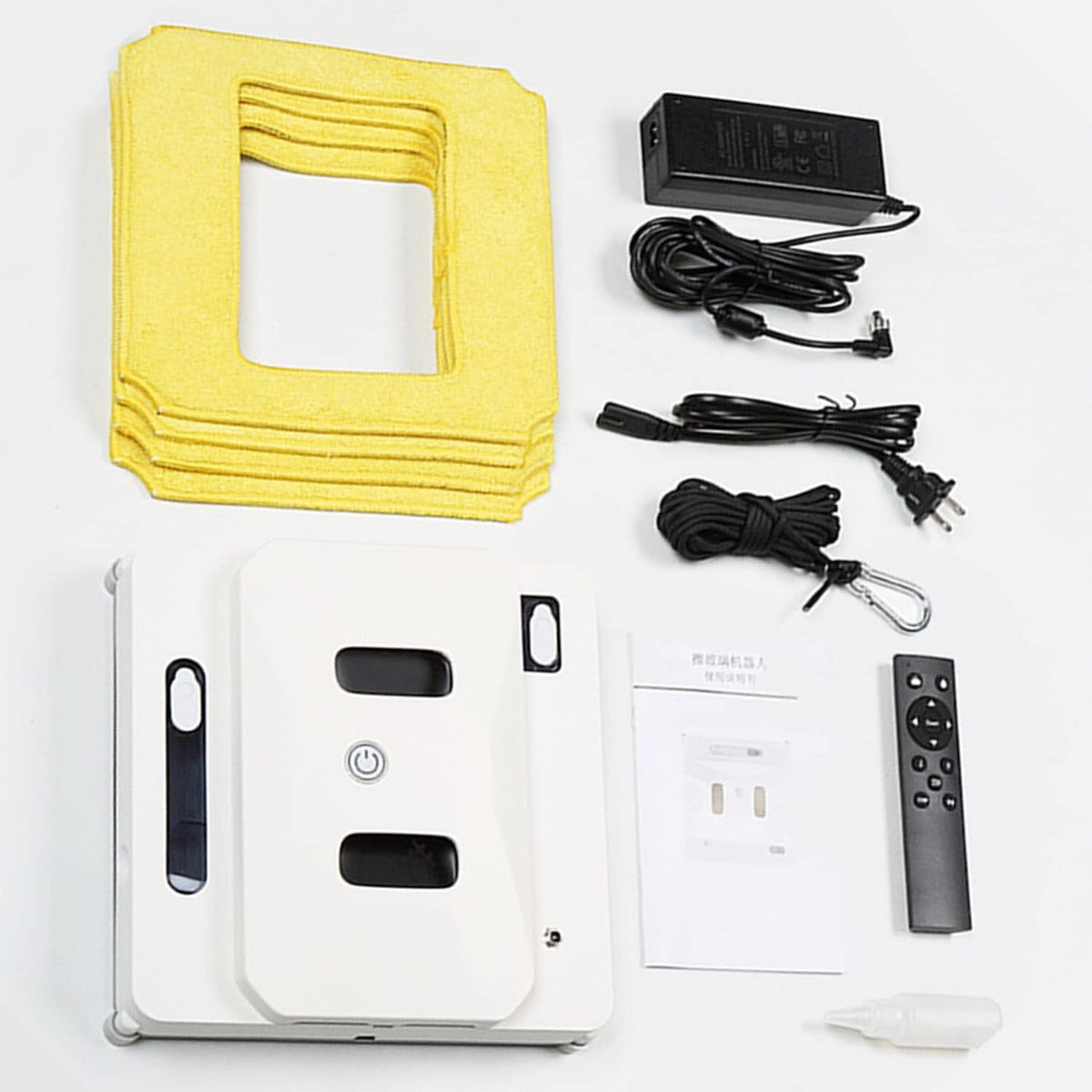 Annuod, Robot aspirapolvere, 75 W, 60 dB, 2.4 G, Nero, telecomando, funzionamento senza fili
