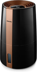 PHILIPS, Umidificatori camera singola, 300 ml, 45 m, 33 dB, Nero