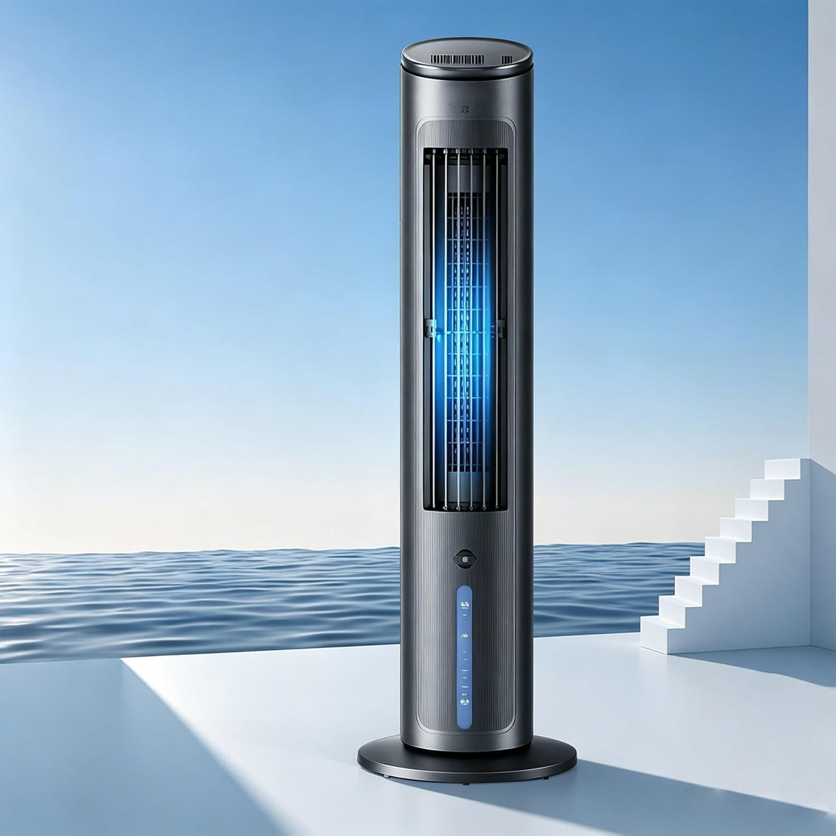 CSPJPIZIYB, Ventilatori a torre, 102 cm, 42 W, 220 V, Bianco