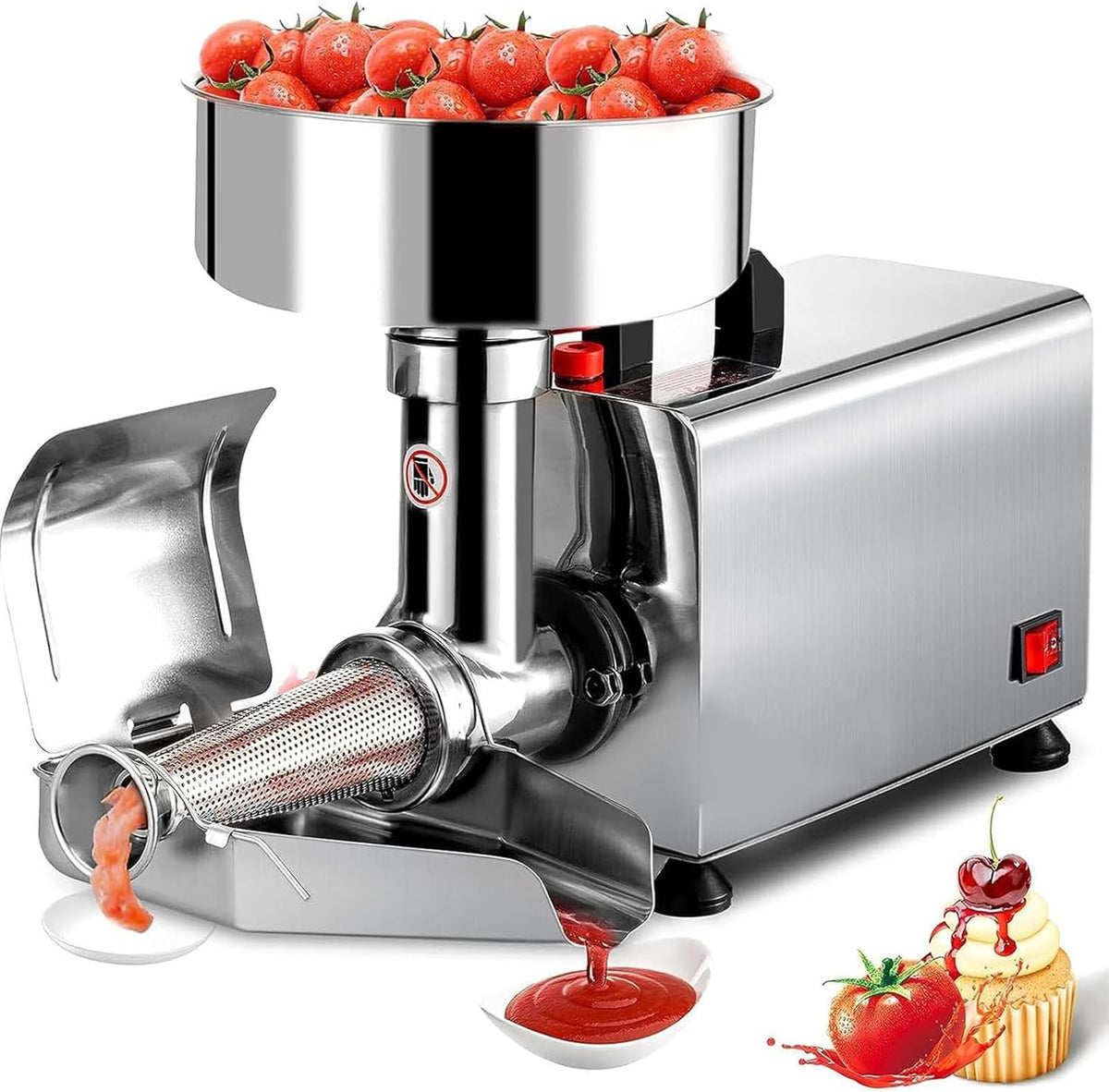 RayGenius, Centrifughe ed estrattori di succo, 370 w, 160 Kg, Argento, acciaio inox