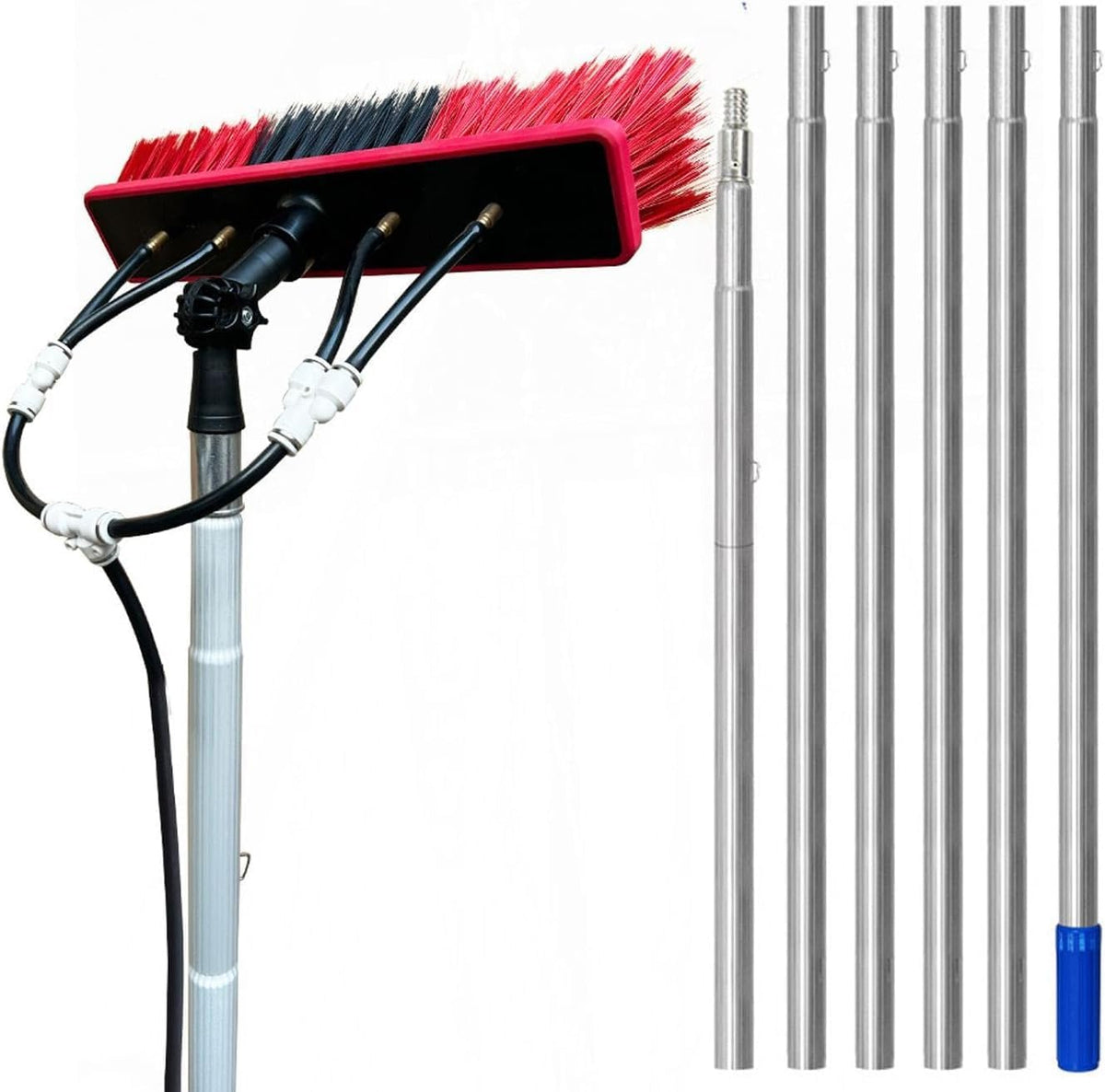 Spazzole per incavi finestre, 2,9 cm, 2,6 cm, 0,25 kg, Nero, alluminio
