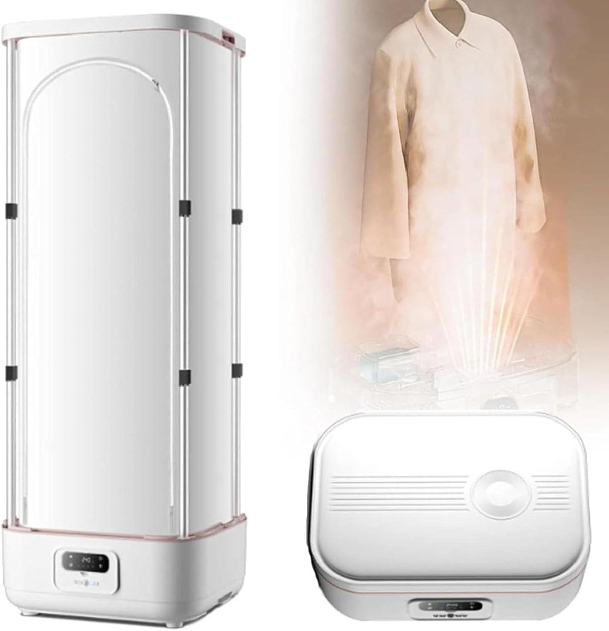 Armadio, Cashwise, 220 V, 800 W, Bianco, struttura pieghevole, telecomando