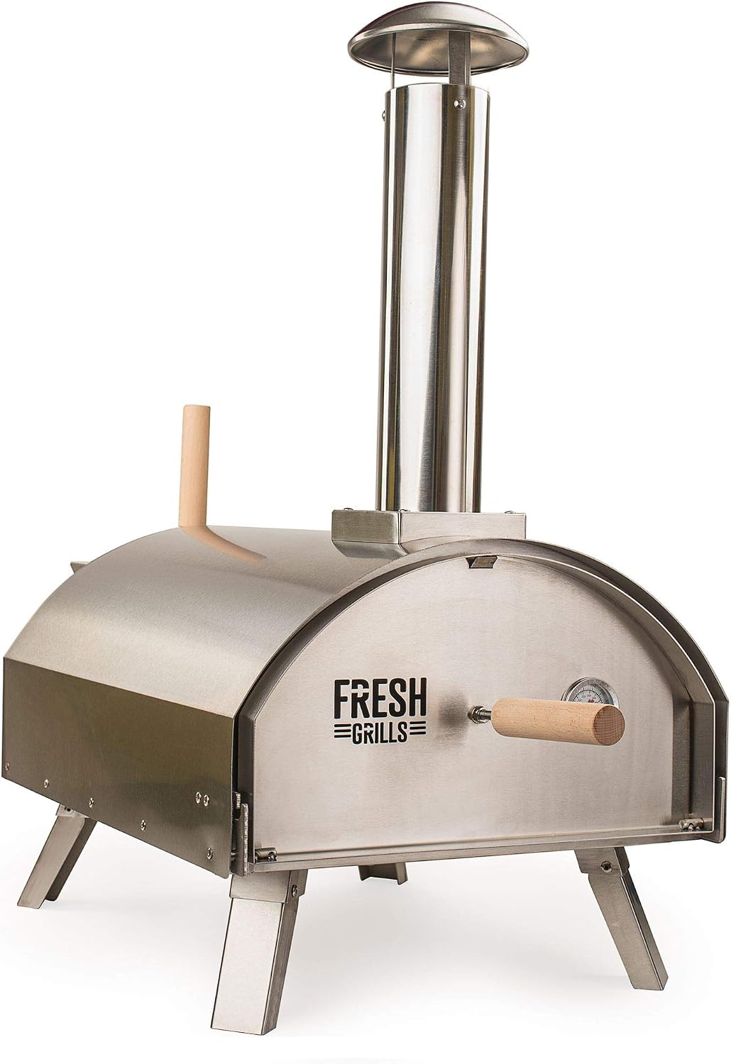 Fresh Grills, Tavolo, 35 cm, 500°C, 30 cm, Argento, acciaio inox