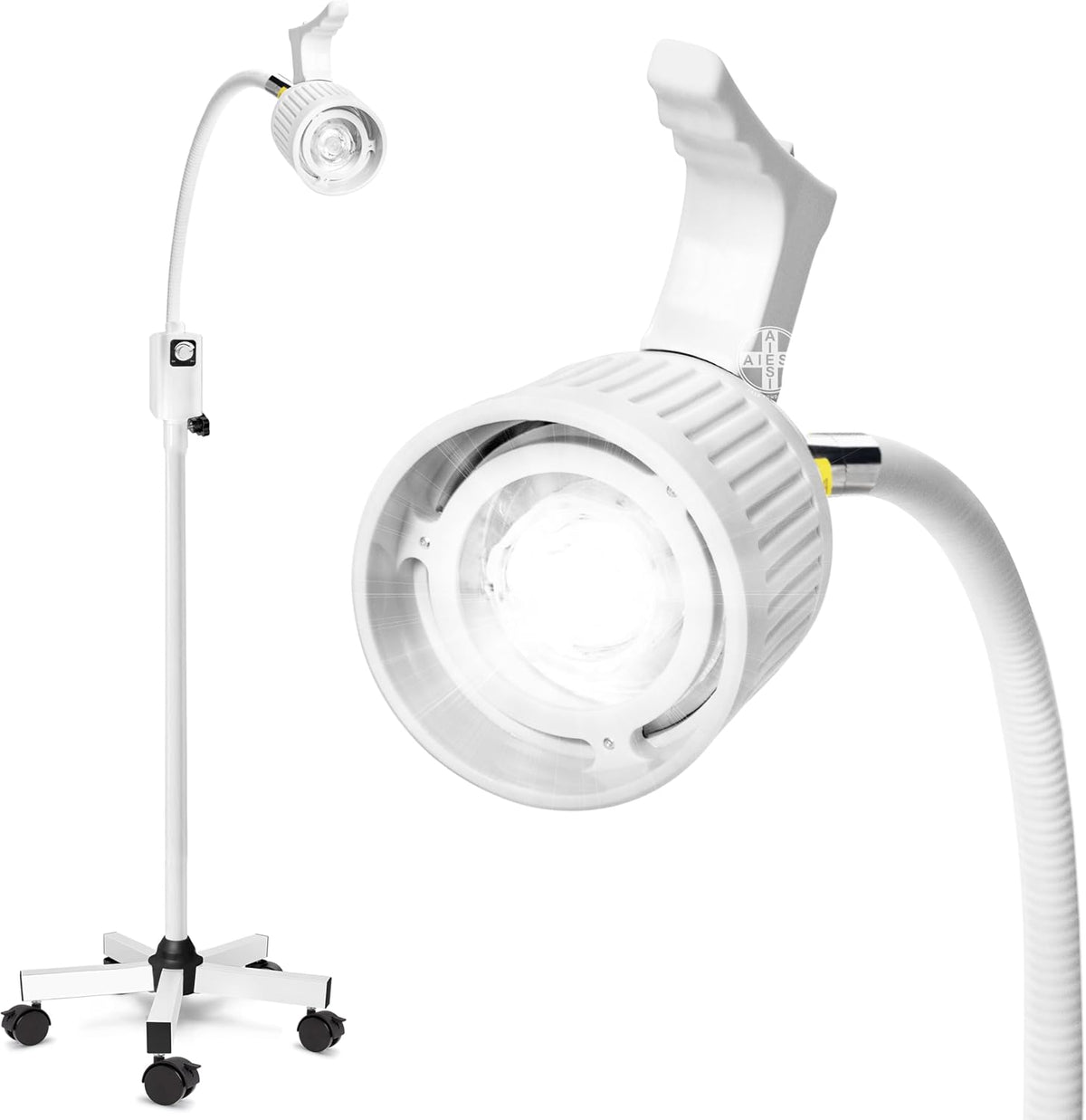AIESI, Lampade da visita e chirurgiche, 203 cm, 70 cm, 50 cm, Nero, illuminazione LED