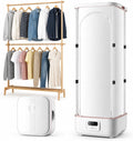 Armadio, MASTLOUFUL, 900 W, 70 °C, Bianco, struttura pieghevole, telecomando, timer, spegnimento automatico