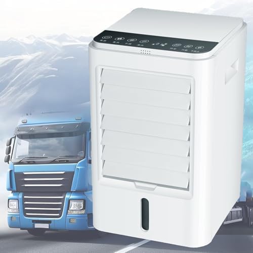 SXXAZLDP, Condizionatore, 24 V, 4 litri, 24 cm, Bianco, telecomando, timer, spegnimento automatico
