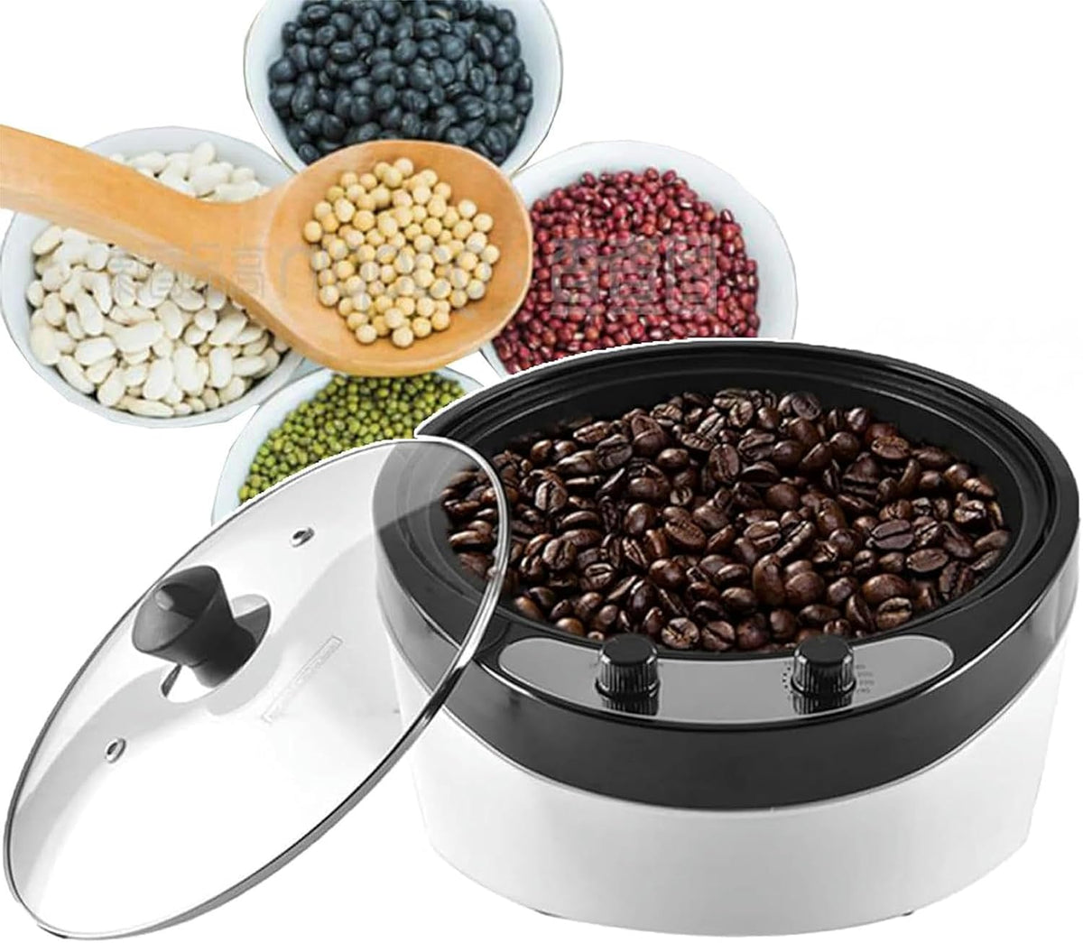 Tostatori, 1800 W, 0-240°C, 800 g, Nero, timer