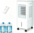 Kilvanx, Raffrescatore evaporativo, 65 W, 12 L, Nero, telecomando, timer, funzionamento senza fili, 3 in 1