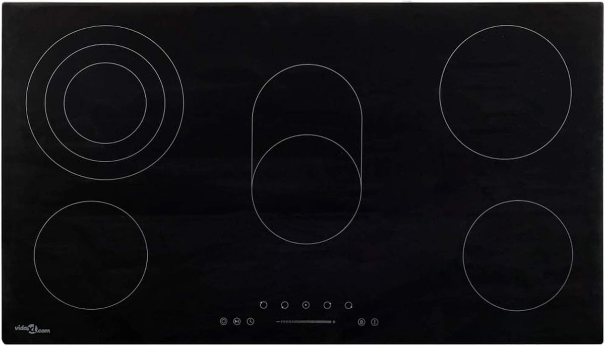 HEYBB, Piano cottura, 77 cm, 8500 W, 770 x 520 x 51 mm, Nero, timer