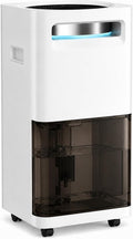 MASTLOUFUL, Deumidificatore, 40 dB, 80 L, 35 °C, Bianco, spegnimento automatico