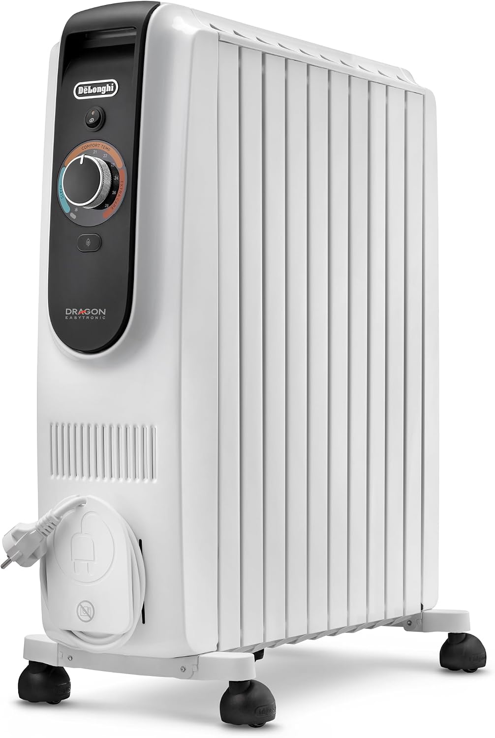 Stufe elettriche, TRD51025, De'Longhi, 75 m, 2500 W, Bianco