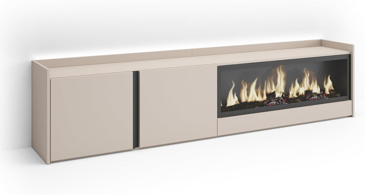 Skraut Home, Smart TV, 109 cm, 50 cm, 35 cm, Nero, alluminio, illuminazione LED, telecomando