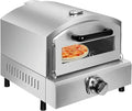 Kindevieft, Forno per pizza, 12 Pollici, 425x520x410 mm, 8 kg, Nero/Argento