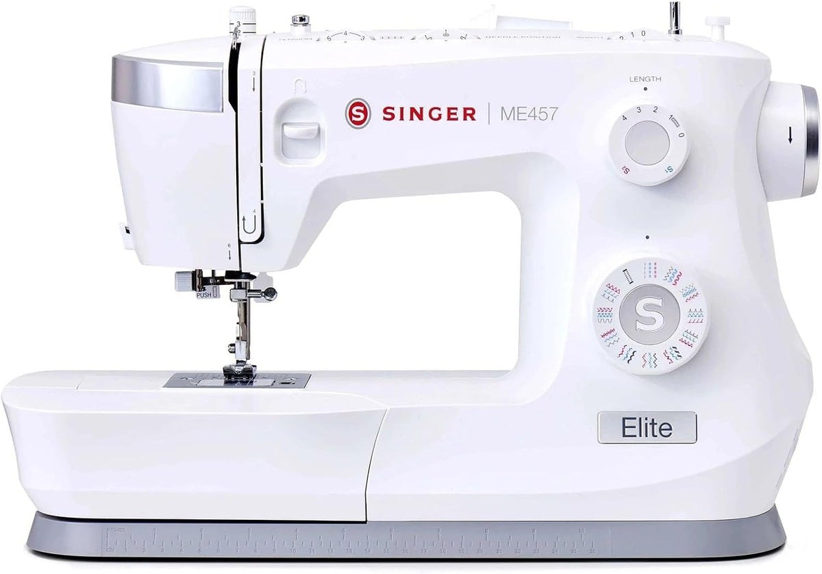 Singer, Macchina da cucire, ME457, 15,7 cm, 10,4 cm, Nero, illuminazione LED