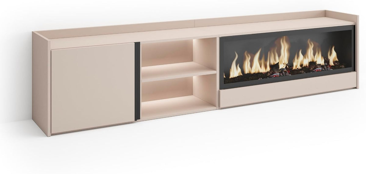 Skraut Home, Smart TV, 109 cm, 50 cm, 35 cm, Nero, alluminio, illuminazione LED, telecomando