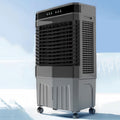 Raffrescatore evaporativo, 40 litri, 13-23 °C, Nero, timer