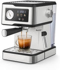Macchina da caffè, 1,5 l, Argento, acciaio inox