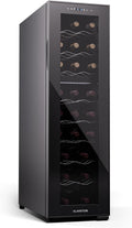 KLARSTEIN, Cantinetta vino, 24 Bottiglie, 5 °C, 105,2 cm, Nero