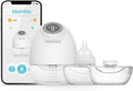 Tiralatte, Biamba, 180 ml, Nero, vano contenitore, illuminazione LED, USB-C, funzionamento senza fili