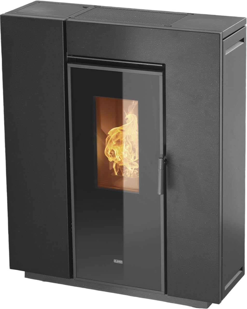 Generico, Impianti di riscaldamento a pellet, 7,8 kW, 80 mm, Nero