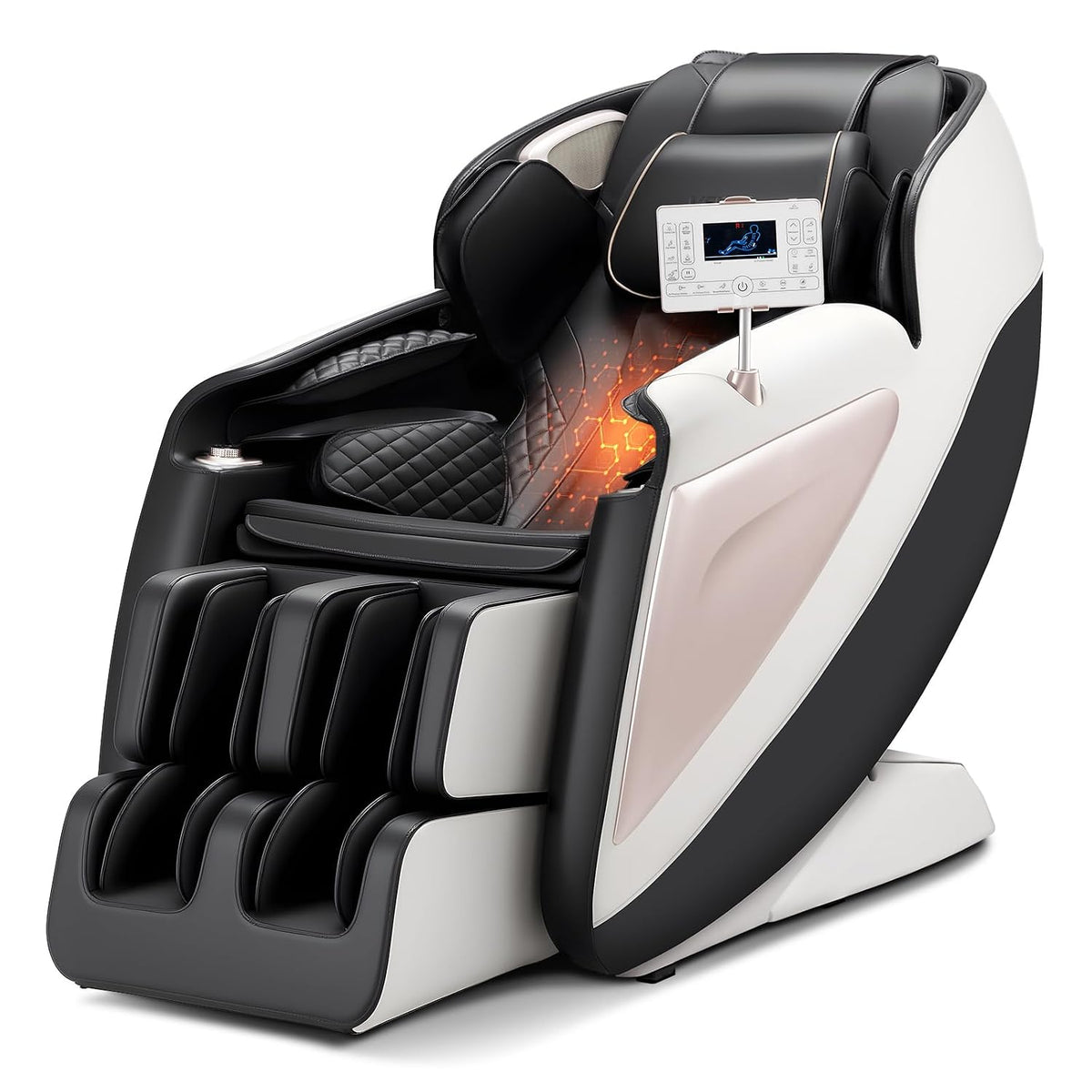 Poltrona relax, VEVOR, Nero, Bluetooth
