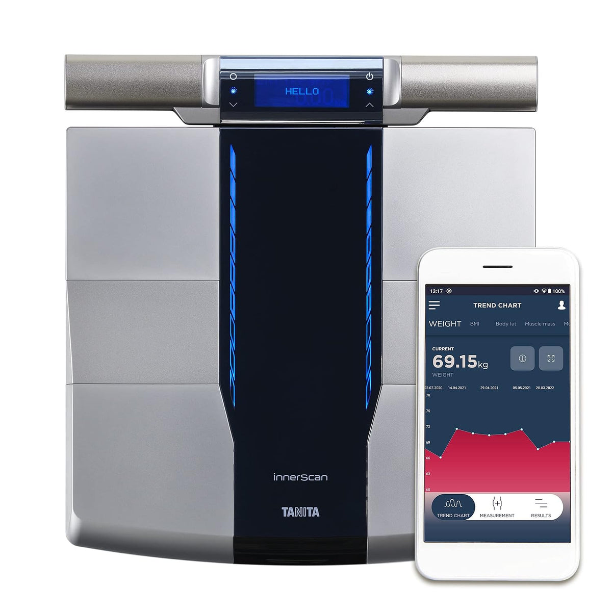 Bilance pesapersona digitali, RD-545, TANITA, Nero, Bluetooth