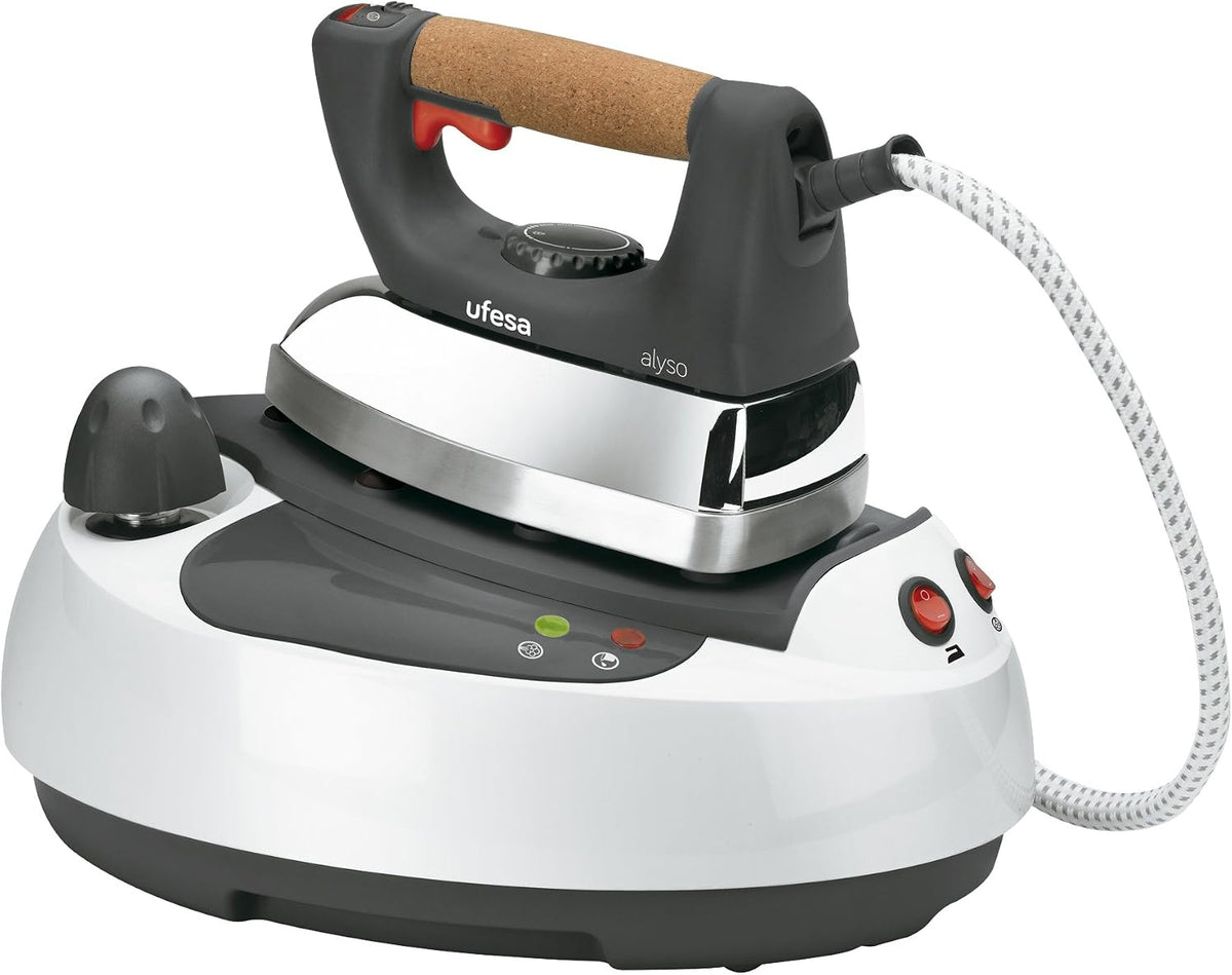 Ufesa, Ferri a caldaia, PL1410, 850 W, 1,20 L, Antracite/Bianco