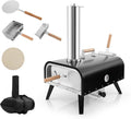 PNAJFUEL, Forno per pizza, 1,8 Litri, 30 cm, 16 Kg, Argento, acciaio inox
