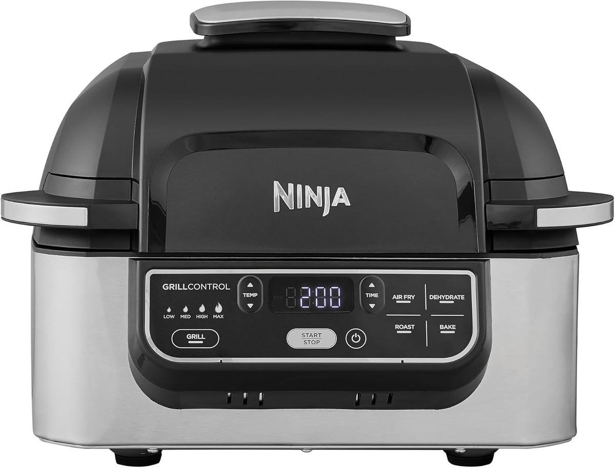 Ninja, Forno elettrico, AG301EU, 5.7 L, 260 °C, Nero/Argento, Airfryer, 5 Funzioni