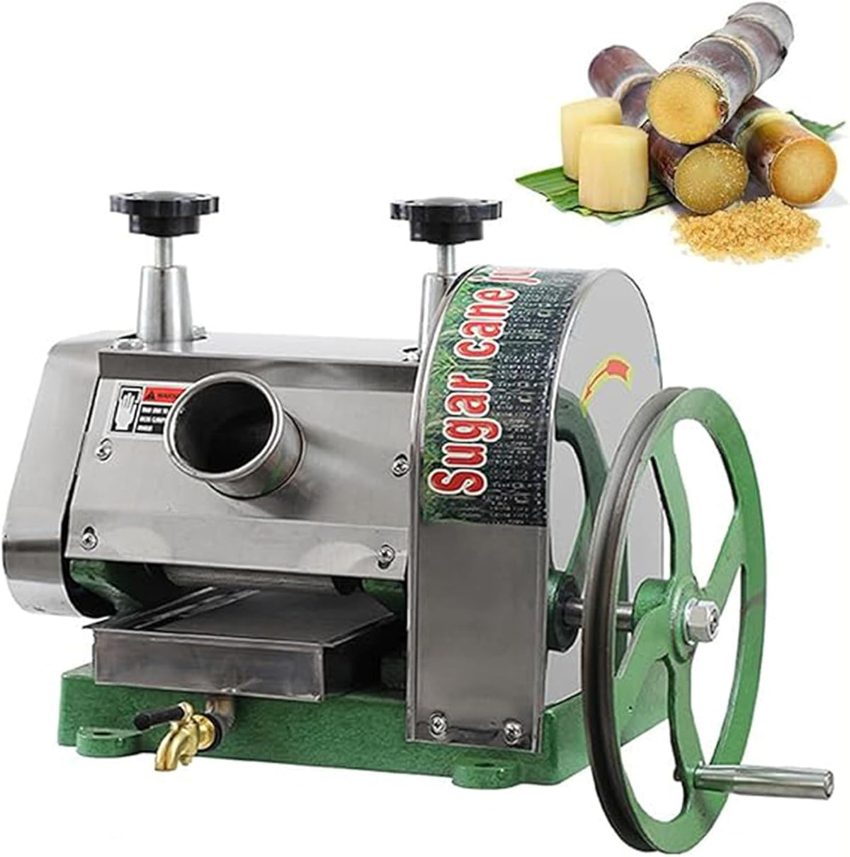 Spremiagrumi manuale, 37 cm, 32 kg, 40 mm, Argento, acciaio inox, vano contenitore