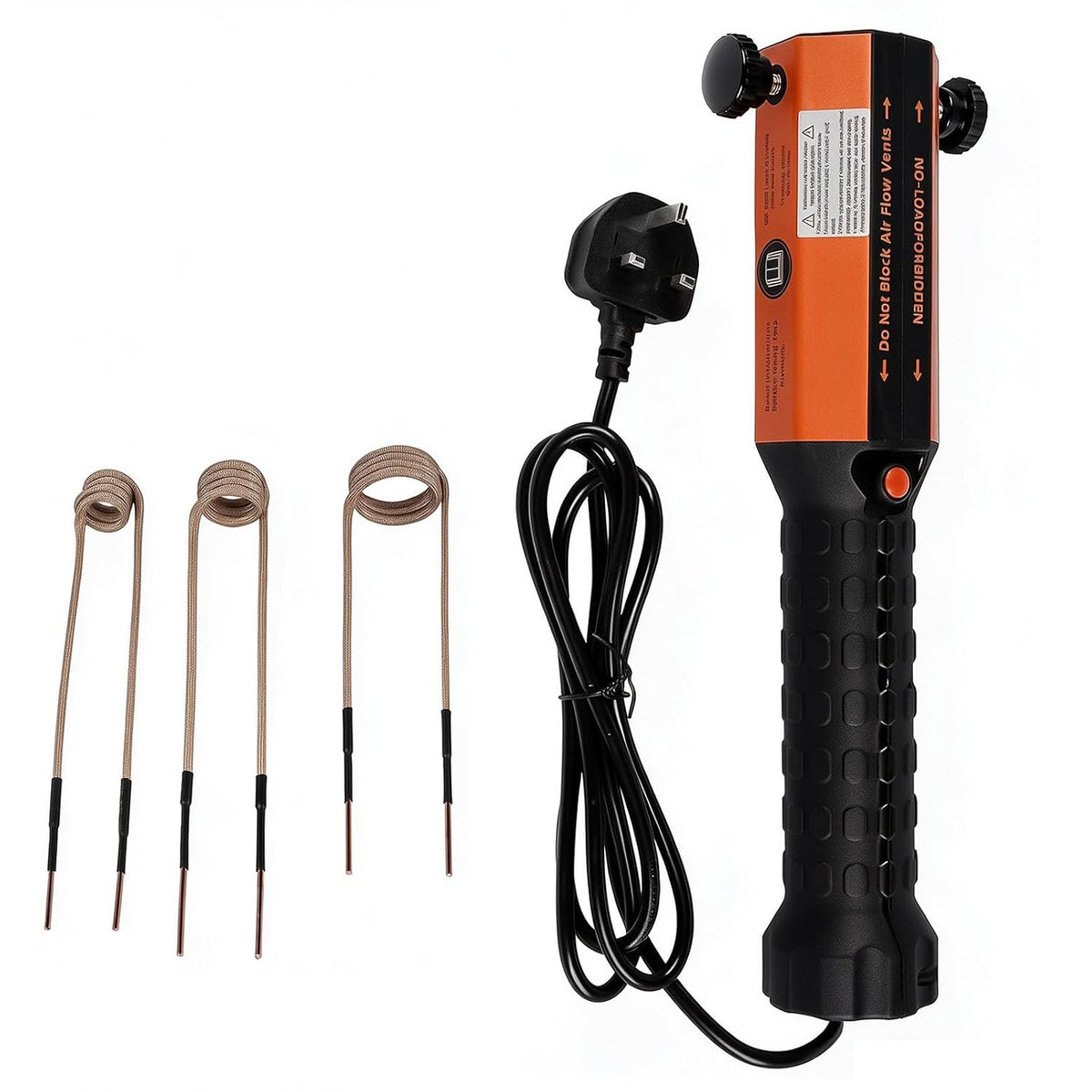 Apparecchi raffreddamento e riscaldamento, 1100 W, 110 V, 800°C, Nero