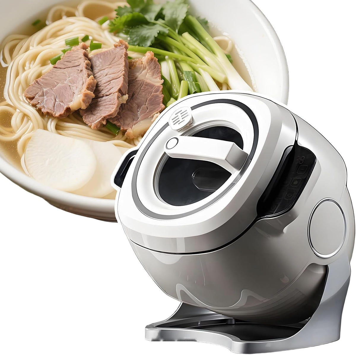 forplubossmmp, Robot da cucina, 1000 W, 6 Litri, 31x37x36,5 cm, Nero