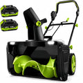 Frese da neve, SHUMIAO, 40 V, 50 cm, 25 cm, Nero, illuminazione LED, funzionamento senza fili
